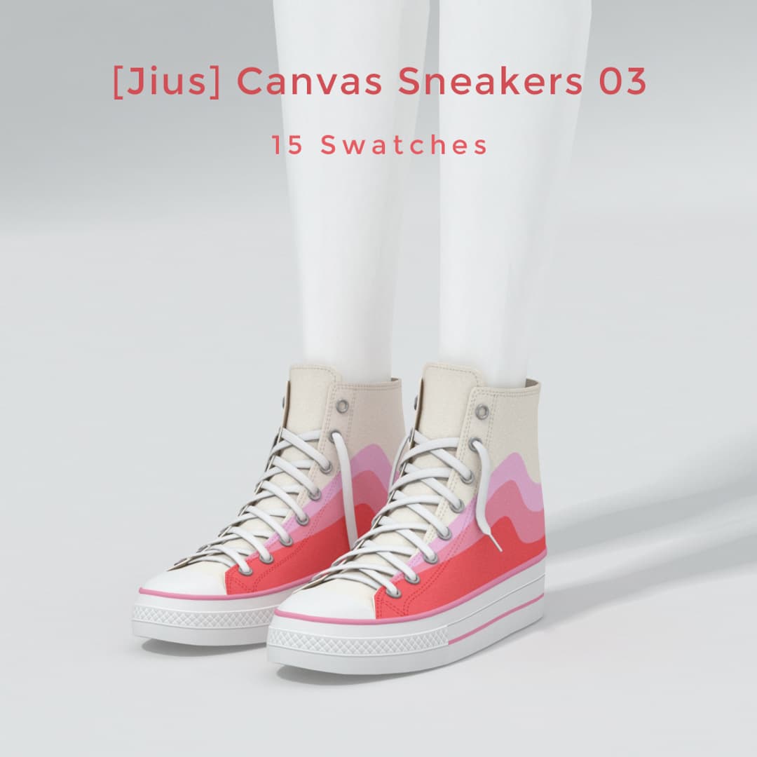 Галерея мода Кеды Canvas Sneakers 02 & 03 #1